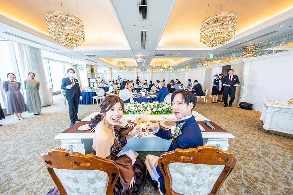 結婚式場無料紹介はなといろの結婚式と披露宴（パーティー）の記念写真