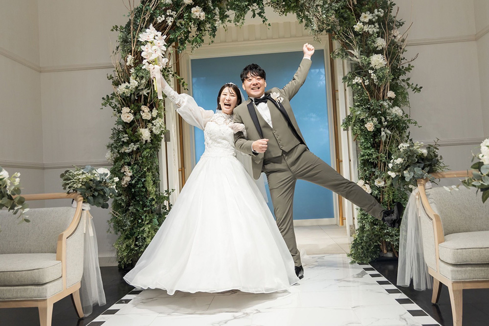 結婚式場無料紹介はなといろの結婚式と披露宴（パーティー）の記念写真