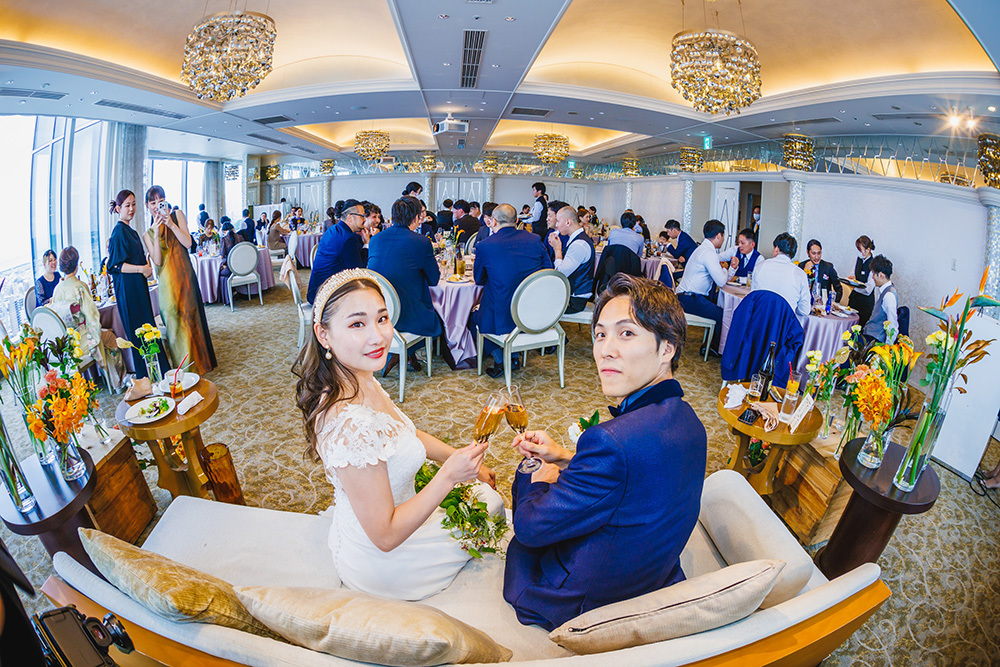 結婚式場無料紹介はなといろの結婚式と披露宴（パーティー）の記念写真